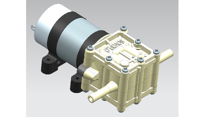 FLOWMATE Food Grade Pump Cold and Hot Water Pump Diaphragm Pump KDP-14B Series 12V/24V DC Pump Elect...