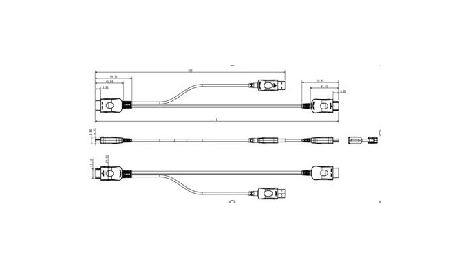 Cumple con todos los conectores tipo A de HDMI §Cumple con HDMI 1.4a y HDMI 2.0 §Transmisor VCSEL de...