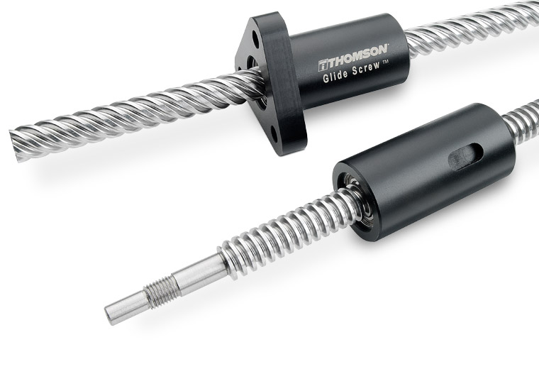 Ball screws, lead screws and glide screws