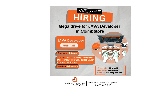 Job store consulting is one of the best Recruitment Job Consultant in Coimbatore, Chennai and Bangal...