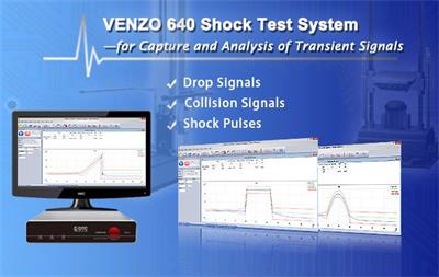 VENZO 640 Shock Test System VENZO 640 shock test system is a tailored instrument for drop tester, sh...