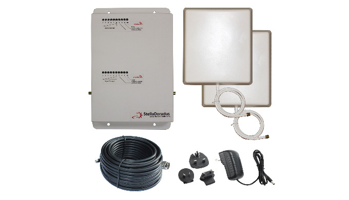 Amplificatore di segnale 2G,3G,4G/LTE a 900/1800MHz ad un'uscita.