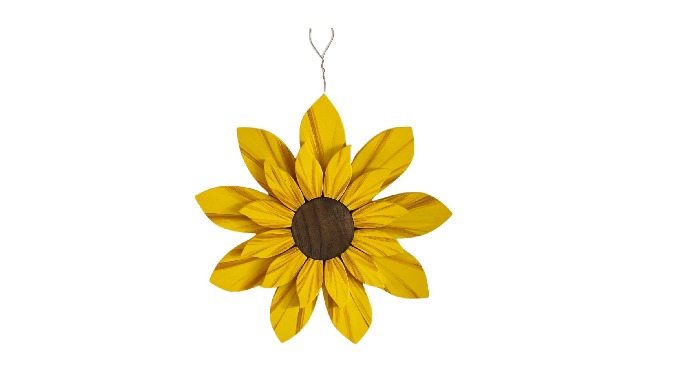 This flower door decoration brings the beautiful fields of sunflowers right to your front door. What...