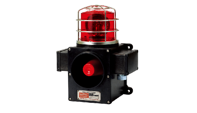 Model Number : SCDW Signal sound built-in product of wall-mounting type with bulb revolving warning ...