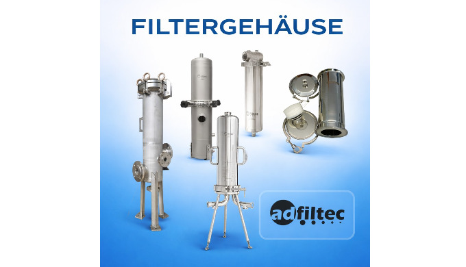 Die Filtergehäuse der adfiltec GmbH liefern wirtschaftliche, sofort verfügbare Lösungen für Pharma, ...