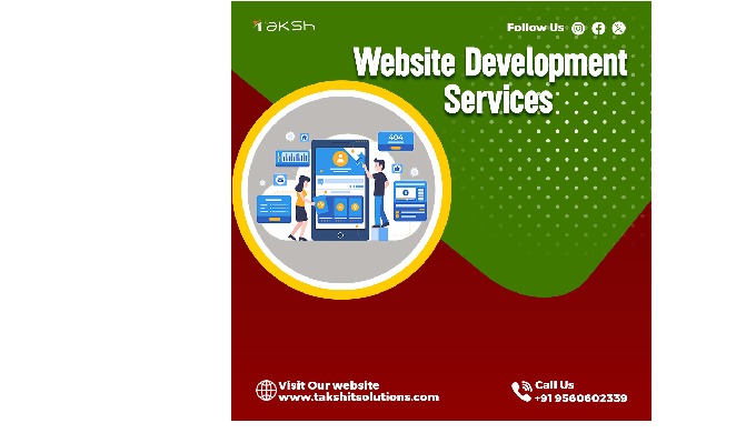Taksh IT Solutions provides comprehensive website development services tailored to your business nee...
