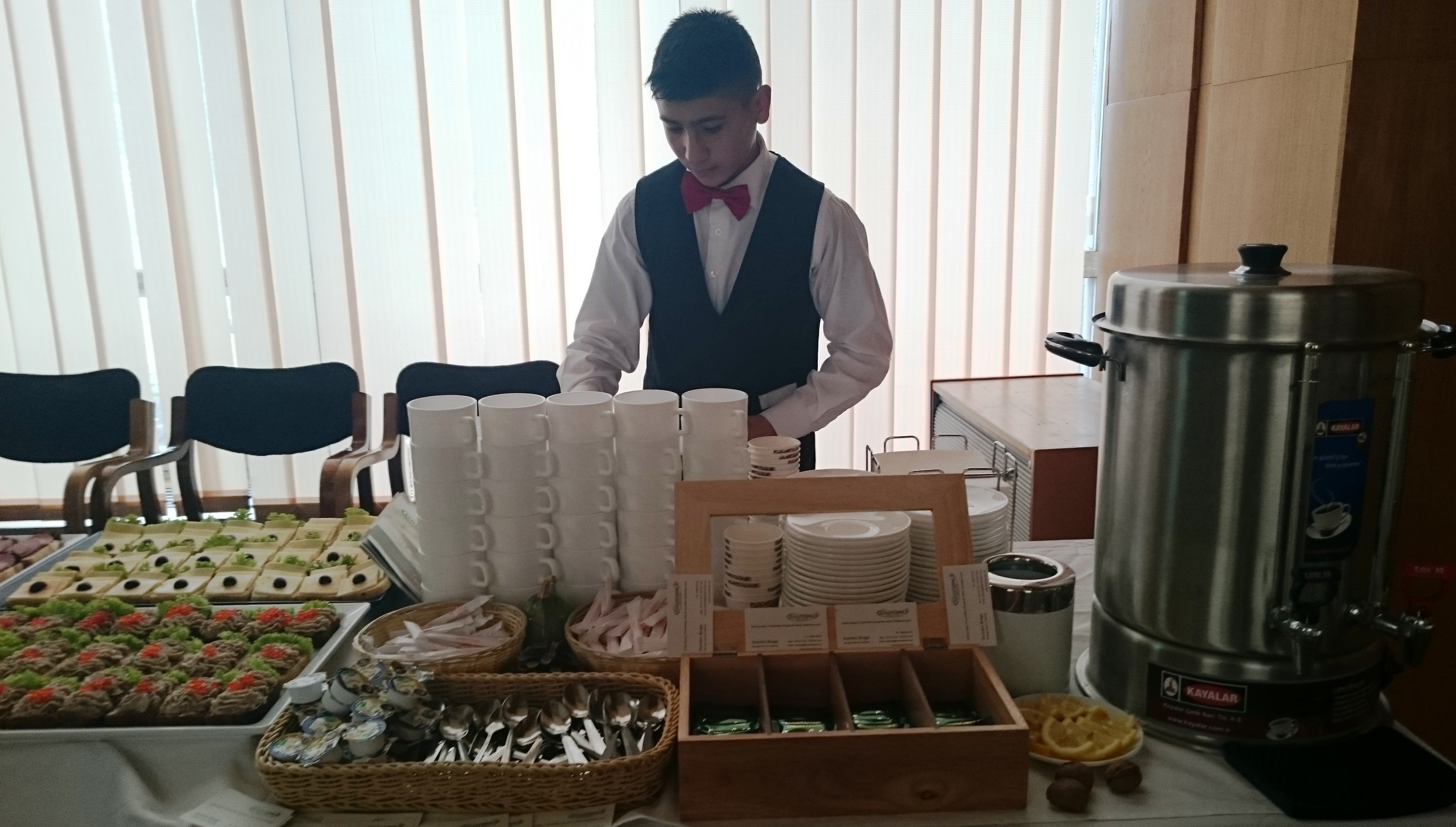 un moment de relaxare ȋn pauza unui training sau a unui seminar
