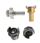Low pressure couplings for applications with low pressure can be swaged with ferrules or assembled w...