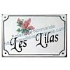 Plaques de villa décorées ou non, format 20x30cm. 4 trous de fixation, angles arrondis.Les inscripti...