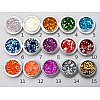 B1 – Nail GiltterColor : Please Check the Picture. Size(mm) : 31 * 17 * 3g Remark : Nail Glitter / N...