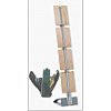 Le porte-documentation luxueuxStructure télescopique en aluminiumTablettes boisVersion simple 4 bacs...