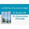 Le détecteur d’ouverture intégré pour ouvrants PVC est une solution invisible, qui permet de détecte...