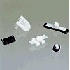 Bride de fixation:Matière: PA 6.6 GF13Poids: 2,0 gClip:Matière: POM-HPoids: 3,6 gClip avec joint:Mat...