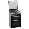OGDC-6040 60X60 GAS DOUBLE CAVITY OVEN 4 gas euro pool type burners FFD for top burners without lid ...
