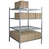 Rayonnage pour stockage de cartons 60x40x40 (autre dimension sur demande). Equipé d’un dessus isorel...