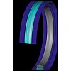 Joint compact de piston double effet haute performance constitué de deux bagues de guidage/anti-extr...