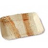 Plat de service rectangle en feuille de plame Matière Feuille de palme Taille 16x24cm Palmier Assiet...