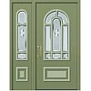 RAL 7034/7032 ,PLUSline ,panneau recouvrant l‘ouvrant ,vitrage 1347 ,porte SOFTtherm 111 avec partie...