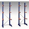 Rayonnage cantilever léger est un râtelier constitué d’échelles contreventées, et de bras réglables ...
