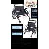 FAUTEUIL ROULANT POUR OBESE.POIDS MAXI jusqu'a 453 kgLa construction et les possibilités de réglage ...
