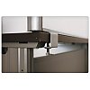 It is a practical and convenient partition because it is attached to the front and side of the desk ...