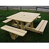 TABLES:MODELE BANGOR agrandir précédent - suivant Pin traité cl IV, Livré en kit, Prêt à monter, Mod...