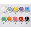 E5 – Nail GiltterColor : Please Check the Picture. Size(mm) : 31 * 17 * 3g Remark : Nail Glitter / N...