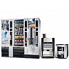 Distributeurs de boissons chaudes (eau filtrée) et fraîches, distributeurs de confiseries et snack, ...