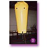Parachutes de manutention pour travaux maritimes ou fluviaux, corps PVC armé enduit deux faces :- fa...