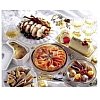 Un assortiment de spécialités de Fêtes à croquer Entrées subtiles, salades variées, plats de fêtes, ...