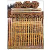 Traillages mécaniques :Echalas ou lattes châtaignier reliés par du fil de fer galvanisé n° 12, en do...