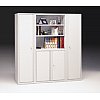 Armarios metálicos con puertas plegables, batientes o de correderas, para archivo de documentos, fab...