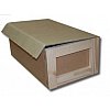 Caisse en carton avec renforts bois utilisées pour le transport aérien ou terrestre de matériel de f...