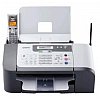 Fax et copieur jet d'encre N & B avec combiné téléphonique et répondeur.Le FAX-1560, avec son co...
