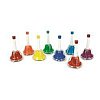 Lot de 8 cloches accordées (de Do5 à Do6) - Jeu diatonique.Ces cloches 2 en 1 à secouer ou à frapper...