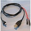 USB+PASSE FILS+BOITIER 2mm USB MALE/FEMELLE PANNEAU USB RESINE POUR PANNEAU POWER USB 5V - 12V SOCLE...