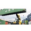 Ce chariot de manutention lourde a été conçu pour optimiser les espaces de stockage sur les terminau...