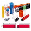 Emballage de protection tubulaire avec longueur fixe et fermeture par vissage.Caractéristiques du pr...