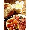 Un buffet traditionnel authentique.Assortiment de charcuteries, salades composées, plateaux de froma...