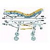 COUCHE AMOVIBLE ARTICULEE – ROUES FIXES matelas grand confort, barrières latérales et de pieds. Poid...
