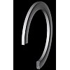 Bague anti-extrusion concave pour épouser parfaitement le joint torique, généralement réalisée en NB...