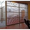Travaux d'aménagement et de rénovation effectués:Découpe et pose de cloison aluminium TIASO de type ...