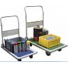 CHARIOT ACIER 150KG ET 300KG- Plateau en tôle emboutie renforcée, recouvert de plastique strié antid...