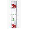 Vitrine pliable montage simple et rapide transportable dans un sac a roulettesMarquage de votre imag...
