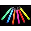 Baton lumineux grand modèle avec crochet et cordon. Durée 8 à 12 heures. Coloris panachage 6 couleur...