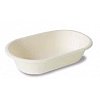 DESCRIPTION : Assiette ovale en melange de ramie (bambou/canne à sucre/fibre de jonc)Matière Melange...