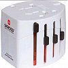 Le SKROSS World Travel Adapter 2 est adapté pour une utilisation avec la plupart des prises à 2 pôle...
