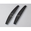 BF 108 - Black One Side Round Halfmoon Nail File Color : Black Size(mm) : 178 * 28 * 4T Grit(#) : An...