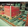 Le stockage dynamique des palettes s'effectue sur des rouleaux métalliques ou des plateaux, fixés su...