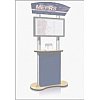 Support pour écran plasma personalisablePour Hall d'acceuil expo animation commercialeL 59cmX prof 1...